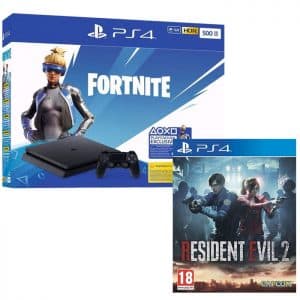 ps4 slim 500 Go fortnite resident evil 2 remake