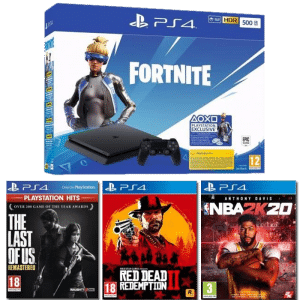 ps4 slim fortnite red dead redemption 2 tha last of us