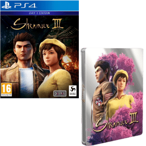 shenmue 3 ps4 steelbook