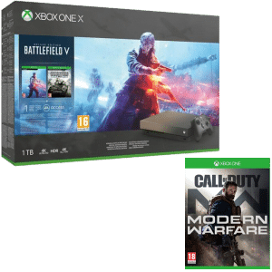 xbox one x battlefield 5 gold rush cod modern warfare