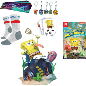 bob l'eponge Spongebob Squarepants Battle For Bikini Bottom Rehydrated collector shiny edition Switch