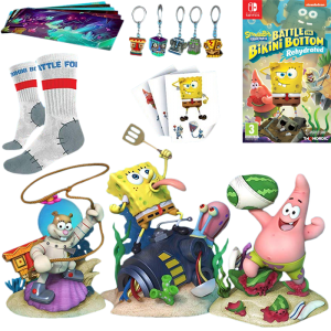 bob l'eponge Spongebob Squarepants Battle For Bikini Bottom Rehydrated collector switch
