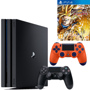 ps4 pro dragon ball fighterz 2 manettes sunset orange