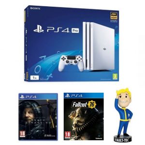 promo ps4 pro blanche 2 jeux figurine fallout