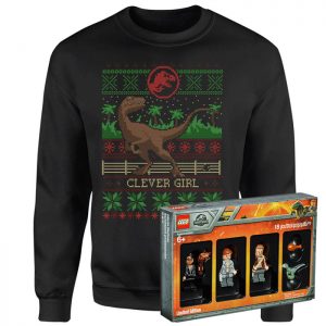 sweat de noel jurassic park figurines lego