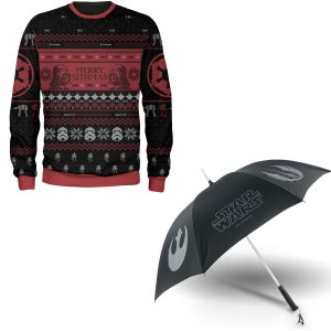 sweatshirt dark vador avec parapluie led dark vador