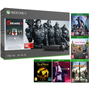 xbox One X gears 5 sea of thieves anniversary hitman 2 Devil may cry dmc 5 far cry new dawn the division 2 copie copie