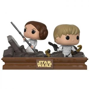 Funko Pop Leia et Luke Skywalker Trash Compactor Twin Pack