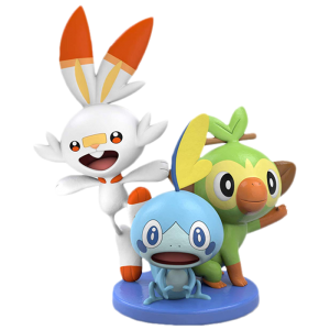 figurine pokemon epee bouclier oustempo larmeleon flambino
