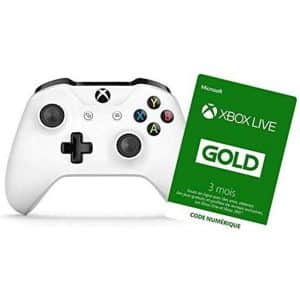 manette xbox one blanche 3 mois live gold