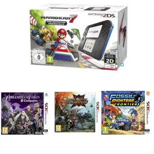 pack 2DS mario kart 7 Fire Emblem Fates Conquete MH Generations 3DS Fossil Fighters