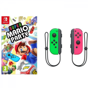 visuel mario party avec joy con vert et rose