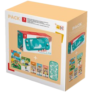 Pack Switch Lite turquoise Animal Crossing exclu Fnac
