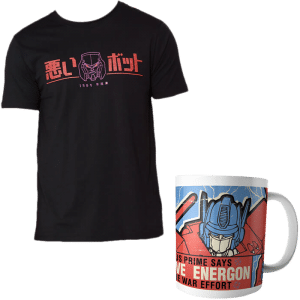 bon plan t-shirt transformers mug