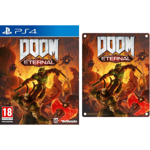 doom eternal metal plate ps4