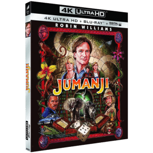 jumanji blu ray 4k visuel produit