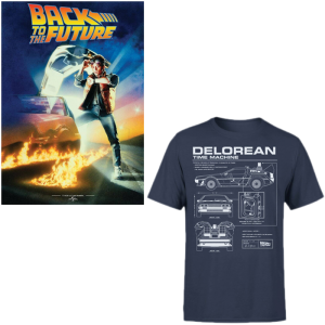 promo t shirt poster retour vers le futur