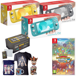 visuel produit promo fnac switch lite pokemon donjon