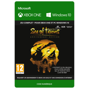 Sea of Thieves Anniversary Edition sur Xbox One et PC dematerialise