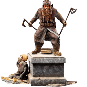 figurine gimli iron studio seigneur des anneaux