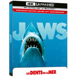 les dents de la mer blu ray 4k steelbook edition 45eme anniversaire