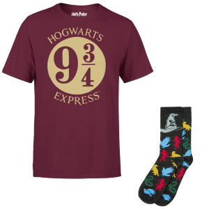 lot t shirt harry potter chaussettes visuel produit
