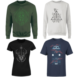 lot t-shirt sweat harry potter zavvi