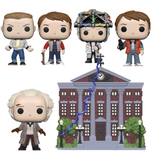 visuel produit sélection funko retour vers le futur