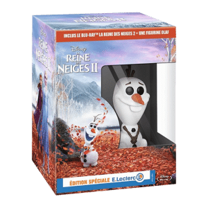 blu ray la reine des neiges 2 edition speciale leclerc funko olaf