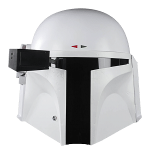 casque boba fett blanc visuel produit