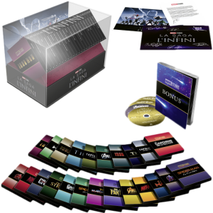 coffret Marvel integrale collector la saga de l'infini blu ray 4K visuel produit
