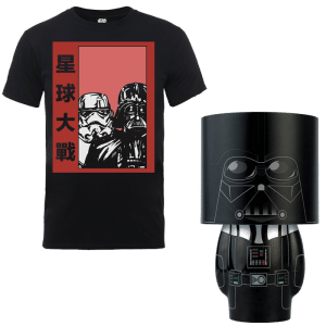 lot t-shirt lampe dark vador