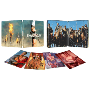 spartacus blu ray 4k steelbook blu ray visuel produit