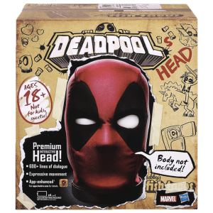 Figurine Tête Deadpool interactive