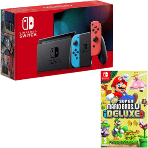 pack nouvelle nintendo switch neon new super mario bros deluxe