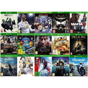 PROMO 15 jeux xbox one visuel produit