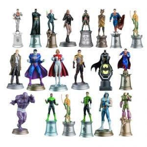 dc comics set 20 figurines jeu d'échec visuel produit