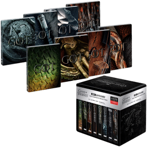 game of thrones intégrale 4k steelbook visuel produit version us