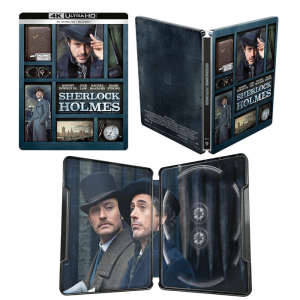 sherlock holmes blu ray 4K steelbook visuel produit