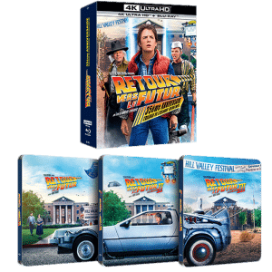 trilogie retour vers le futur 4K steelbook anniversaire