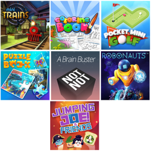 6 Mini jeux offerts switch QUbic games