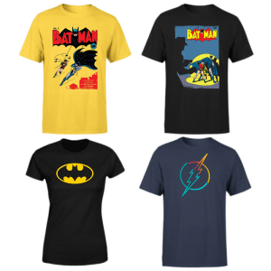 bon plan t-shirt dc comics promo zavvi DCFLASH 10 08 20