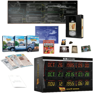 retour vers le futur 4K circuits temporels visuel produit