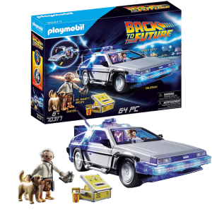 visuel produit playmobile retour vers le futur