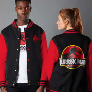 visuel produit veste teddy jurassic park