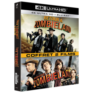 Bienvenue a Zombieland 1 et 2 coffret blu ray 4K visuel produit