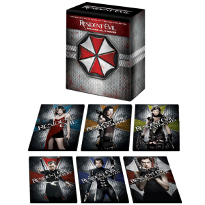 Resident evil intégrale des films blu ray 4K visuel produit