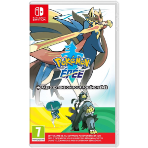 pokemon epée pass d'extension switch visuel produit