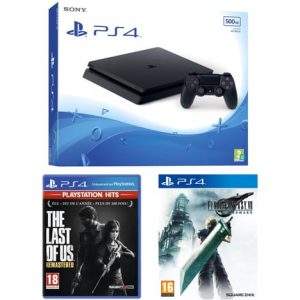promo ps4 slim 500 go sélection 2 jeux inclus