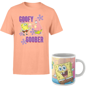 visuel produit t shirt mug bob l'éponge zavvi